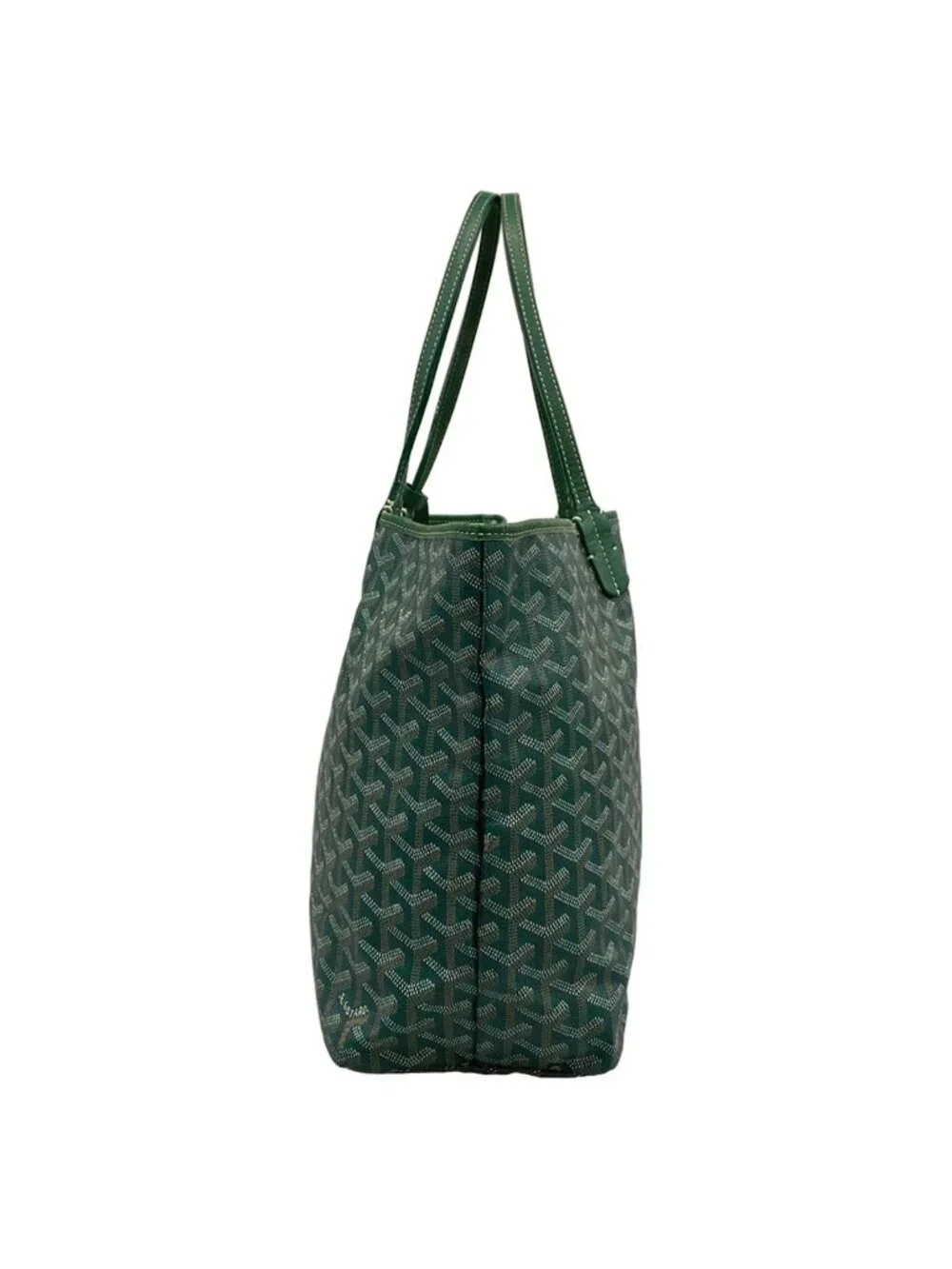 Goyard Tote Saint Louis PM Green Leather